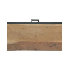 Burdine Handcrafted Boho Wood 3 Drawer Cabinet Natural/Black - Christopher Knight Home -Home Furn Store GUEST 58c2f832 f8b9 43d7 9707 62e31441d319