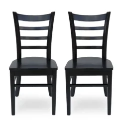 Set Of 2 Prestage Farmhouse Wooden Dining Chairs - Christopher Knight Home -Home Furn Store GUEST 5926e36b 185a 4da4 9c84 d8f3e088c13b