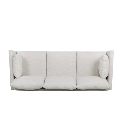 Feichko Contemporary Fabric Pillow Back 3 Seater Sofa - Christopher Knight Home Feichko Contemporary Fabric Pillow Back 3 Seater Sofa - Christopher Knight Home -Home Furn Store GUEST 59fa8c9e dff8 4cc0 934f 6dbdef85ee42