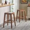 Set Of 2 Maybelle Farmhouse Wooden Counter Height Barstools - Christopher Knight Home -Home Furn Store GUEST 5a3872cf 6e23 45a2 807c 4e9401434975