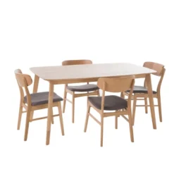 5pc Lucious 60" Dining Set - Christopher Knight Home -Home Furn Store GUEST 5a64a676 9a2f 4506 bdb4 8bcb7d7af4a1