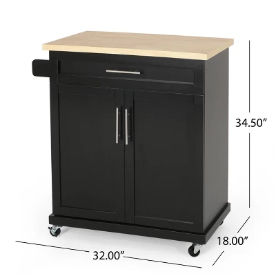 Batavia Contemporary Kitchen Cart with Wheels - Christopher Knight Home Batavia Contemporary Kitchen Cart With Wheels - Christopher Knight Home -Home Furn Store GUEST 5adc885c 9f7b 4978 a7f1 b56543645b77