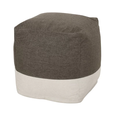 Tattnall Contemporary Two-Tone Fabric Cube Pouf - Christopher Knight Home Tattnall Contemporary Two-Tone Fabric Cube Pouf - Christopher Knight Home -Home Furn Store GUEST 5b61f176 f948 458b ae81 9bd6285a5198