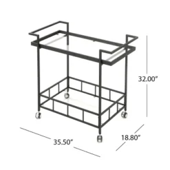 Ambrose Industrial Bar Cart - Christopher Knight Home -Home Furn Store GUEST 5bd6fc48 4e42 47f9 88fe b1c671c3db8e