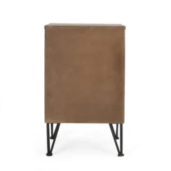 Pilster Contemporary End Table With Storage Walnut/Natural/Black - Christopher Knight Home -Home Furn Store GUEST 5d5db542 3b81 40d3 9629 b118326a5e4d