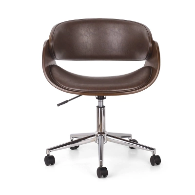 Brinson Mid-Century Modern Upholstered Swivel Office Chair - Christopher Knight Home Brinson Mid-Century Modern Upholstered Swivel Office Chair - Christopher Knight Home -Home Furn Store GUEST 5dfe4747 55be 4ba7 a197 63ce12b72ca4