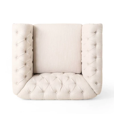Castalia Chesterfield Tufted Fabric Club Chair with Nailhead Trim - Christopher Knight Home Castalia Chesterfield Tufted Fabric Club Chair With Nailhead Trim - Christopher Knight Home -Home Furn Store GUEST 5e4c9dff d2b7 4236 a4be f58f8df9327b