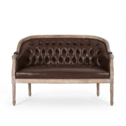 Faye Traditional Tufted Upholstered Loveseat - Christopher Knight Home 12 Faye Traditional Tufted Upholstered Loveseat - Christopher Knight Home -Home Furn Store GUEST 5e937f73 d390 4c0b ad00 4686f9bef008