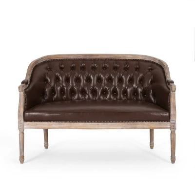 Faye Traditional Tufted Upholstered Loveseat - Christopher Knight Home Faye Traditional Tufted Upholstered Loveseat - Christopher Knight Home -Home Furn Store GUEST 5e937f73 d390 4c0b ad00 4686f9bef008
