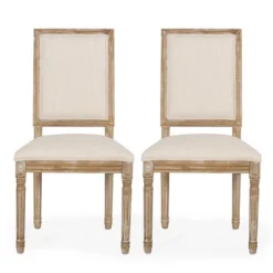 2pk Regina French Country Wood Upholstered Dining Chairs - Christopher Knight Home -Home Furn Store GUEST 61d53121 f578 4a34 bc16 813eb93567d7