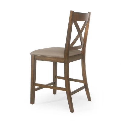 2pc Emory Farmhouse Upholstered Wood Counter Height Barstools - Christopher Knight Home 2pc Emory Farmhouse Upholstered Wood Counter Height Barstools - Christopher Knight Home -Home Furn Store GUEST 63491100 d505 4a9d 8562 2e7a2bb1b0d5