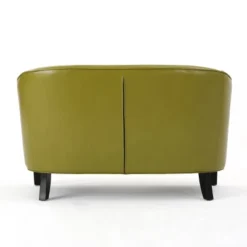 Justine Faux Leather Loveseat - Christopher Knight Home -Home Furn Store GUEST 65d12ed1 1ab3 47ba 841b 0f0b754de34e