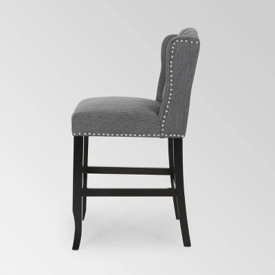 Set of 2 Foxcroft Wingback Counter Height Barstools - Christopher Knight Home Set Of 2 Foxcroft Wingback Counter Height Barstools - Christopher Knight Home -Home Furn Store GUEST 6697178f f133 48c6 9ec7 9a90e2f48e0f