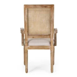 Set Of 6 Maria French Country Wood And Cane Upholstered Dining Chairs - Christopher Knight Home -Home Furn Store GUEST 66bfcca3 24e9 4f51 9213 252229382ff9