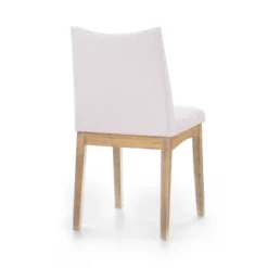 Set Of 2 Dimitri Fabric Dining Chairs Light Beige/Oak - Christopher Knight Home -Home Furn Store GUEST 68262f70 1cd5 4ec7 a82d 477ba0d542b9