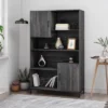 64.5" Frankford Contemporary Cube Unit Bookcase Dark Gray - Christopher Knight Home -Home Furn Store GUEST 695a3f1f 8e90 464c 8a15 4ef552e96bba