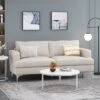 Dallin Contemporary Fabric 3 Seater Sofa Beige/Silver - Christopher Knight Home 2 Dallin Contemporary Fabric 3 Seater Sofa Beige/Silver - Christopher Knight Home -Home Furn Store GUEST 6a618fd2 8975 469a 9e90 d689b4446889