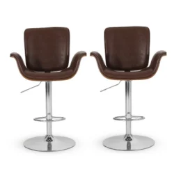 2pc Romer Mid Century Modern Bentwood Adjustable Swivel Counter Height Barstools - Christopher Knight Home 12 2pc Romer Mid Century Modern Bentwood Adjustable Swivel Counter Height Barstools - Christopher Knight Home -Home Furn Store GUEST 6a6e52f7 1860 418c b983 d5cdd998dc8a