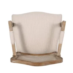 Set Of 2 Andrea French Country Wood And Cane Upholstered Dining Armchairs - Christopher Knight Home -Home Furn Store GUEST 6ae7bfff 39d2 499c 8029 ccb0f6cf87c2