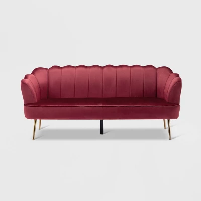 Reitz Modern Glam Velvet Channel Stitch 3 Seater Shell Sofa - Christopher Knight Home Reitz Modern Glam Velvet Channel Stitch 3 Seater Shell Sofa - Christopher Knight Home -Home Furn Store GUEST 6afc1001 3131 4a74 a86c 7037caa91121