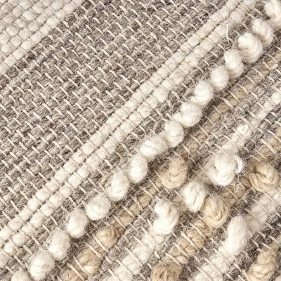 Bonita Large Contemporary Wool and Cotton Pouf Ottoman White/Beige - Christopher Knight Home Bonita Large Contemporary Wool And Cotton Pouf Ottoman White/Beige - Christopher Knight Home -Home Furn Store GUEST 6bcab296 c639 4434 b5c7 d82db21eb2b1