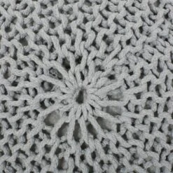 Morven Modern Knitted Cotton Round Pouf - Christopher Knight Home -Home Furn Store GUEST 6ce805cb 2ab1 41f4 8683 5b18723fdac4