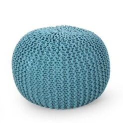 Nahunta Modern Knitted Cotton Round Pouf - Christopher Knight Home 9 Nahunta Modern Knitted Cotton Round Pouf - Christopher Knight Home -Home Furn Store GUEST 6d8db41b 8aff 4b7c abd3 e72aaaa1d817