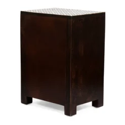 Benewah Handcrafted Boho 3 Drawer Mango Wood Nightstand Dark Walnut/Black/White - Christopher Knight Home 4 Benewah Handcrafted Boho 3 Drawer Mango Wood Nightstand Dark Walnut/Black/White - Christopher Knight Home -Home Furn Store GUEST 6e52e176 ad77 4885 a125 64799e9b26cd