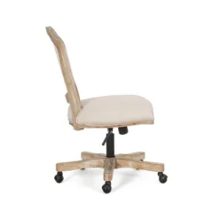 Scilley French Country Upholstered Swivel Office Chair - Christopher Knight Home -Home Furn Store GUEST 6f2b76f8 aa3e 4242 903a 3105a1048275