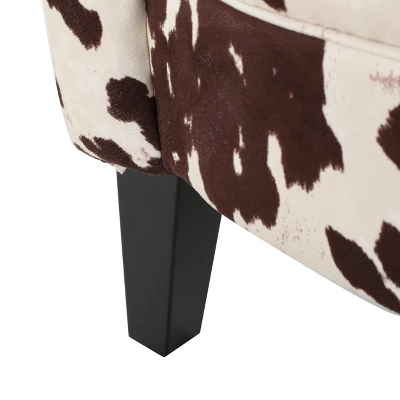 Arabella New Velvet Club Chair - Milk Cow - Christopher Knight Home Arabella New Velvet Club Chair - Milk Cow - Christopher Knight Home -Home Furn Store GUEST 700ae4b8 ff32 4744 a6f4 f64619866e95