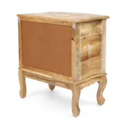 Culloden Handcrafted Boho Mango Wood Cabinet Natural/White - Christopher Knight Home -Home Furn Store GUEST 70173a2f 6fc1 47f3 90e8 bba6dc4e6006
