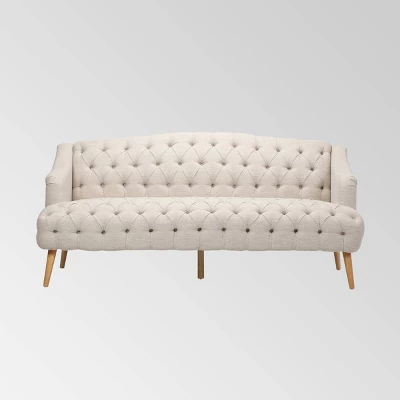 Adelia Contemporary Tufted Sofa Beige - Christopher Knight Home Adelia Contemporary Tufted Sofa Beige - Christopher Knight Home -Home Furn Store GUEST 70578adc 78e2 4bac 8aee 40a088121637