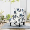 Toddman High-Back Club Chair Floral Print Blue - Christopher Knight Home -Home Furn Store GUEST 70dbda11 1d8d 40f7 bc76 68ecd2cc4369