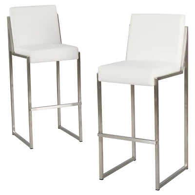 Set of 2 29.50" Vasilus Bonded Leather Barstool - Christopher Knight Home Set Of 2 29.50" Vasilus Bonded Leather Barstool - Christopher Knight Home -Home Furn Store GUEST 715c1db2 5b99 4ea4 b790 d0c9a4baa487