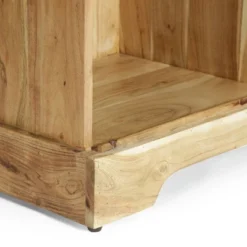 Laymon Modern Industrial Handcrafted Acacia Wood Live Edge Cabinet With Sliding Door Natural/Black - Christopher Knight Home -Home Furn Store GUEST 76a82354 e0d5 4f18 96b8 64d0ad3137cb