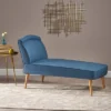 Carisia Mid Century Modern Chaise Lounge Navy Blue - Christopher Knight Home -Home Furn Store GUEST 76ec411d cc93 4c80 8b6b 9cb460527276