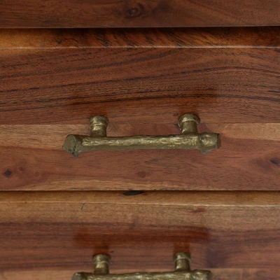 Set of 2 Terrell Handcrafted Boho Acacia Wood 3 Drawer Nightstands Dark Natural - Christopher Knight Home Set Of 2 Terrell Handcrafted Boho Acacia Wood 3 Drawer Nightstands Dark Natural - Christopher Knight Home -Home Furn Store GUEST 771c8b5c 5e10 4e9e 8af3 9add073d7b20