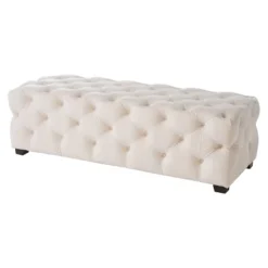 Piper Tufted Rectangular Ottoman Bench - Christopher Knight Home -Home Furn Store GUEST 774970ef b6bc 4c07 8196 48a6cd37d2b8
