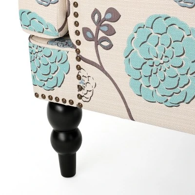 Harrison Tufted Club Chair - White/Blue - Christopher Knight Home Harrison Tufted Club Chair - White/Blue - Christopher Knight Home -Home Furn Store GUEST 78514c71 281a 4eca b26d 6c5570fd14e0