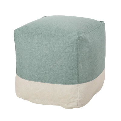 Tattnall Contemporary Two-Tone Fabric Cube Pouf - Christopher Knight Home Tattnall Contemporary Two-Tone Fabric Cube Pouf - Christopher Knight Home -Home Furn Store GUEST 79534e06 7c49 4076 98f6 c4f1424f1fcf