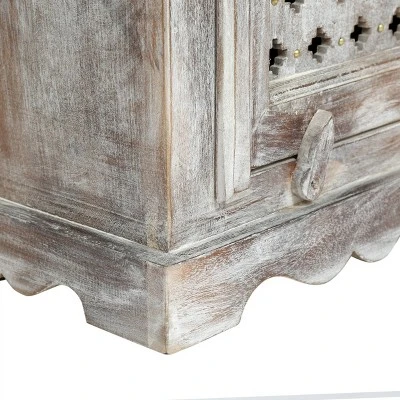 Tijeras Handcrafted Boho Mango Wood Nightstand Distressed White - Christopher Knight Home Tijeras Handcrafted Boho Mango Wood Nightstand Distressed White - Christopher Knight Home -Home Furn Store GUEST 7999d95f 7f66 4306 b5d5 0481842de4df