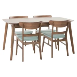 5pc Idalia Mid-Century Modern Dining Set - Christopher Knight Home -Home Furn Store GUEST 7ae0d9a2 7a16 4141 844a a30a7ab2ac4e