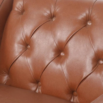 Furman Contemporary Tufted Club Chair Cognac - Christopher Knight Home Furman Contemporary Tufted Club Chair Cognac - Christopher Knight Home -Home Furn Store GUEST 7f9ef0d1 1f09 40c7 9bff 3567d81e9dbd