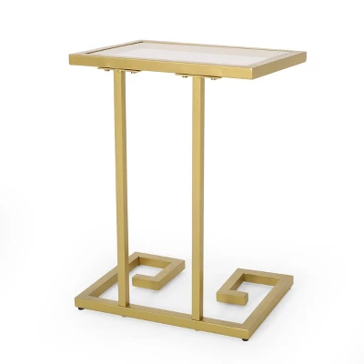 Hickson Modern Glam C Shaped End Table Gold - Christopher Knight Home Hickson Modern Glam C Shaped End Table Gold - Christopher Knight Home -Home Furn Store GUEST 811b2b69 14ba 4546 9c96 4fef0b012cf3