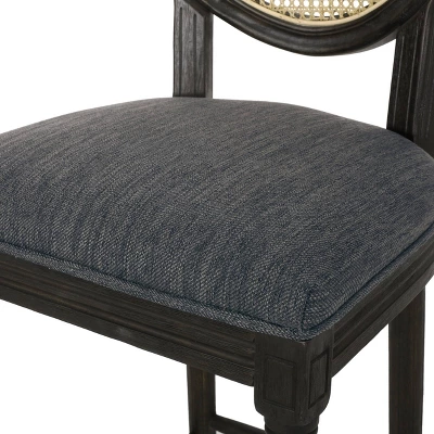 2pc Govan French Country Wooden Counter Height Barstools with Upholstered Seating Charcoal/Black - Christopher Knight Home 2pc Govan French Country Wooden Counter Height Barstools With Upholstered Seating Charcoal/Black - Christopher Knight Home -Home Furn Store GUEST 81c1c885 77d5 40bb be8d a215734ae9c7