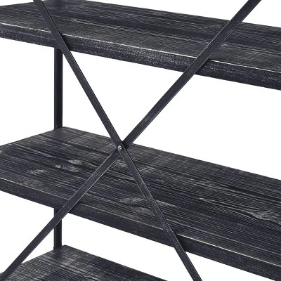 68" Farrells Industrial 5 Shelf Bookcase Gray - Christopher Knight Home 68" Farrells Industrial 5 Shelf Bookcase Gray - Christopher Knight Home -Home Furn Store GUEST 822582aa 36a5 4cf3 9eb0 dea0d7f7c6bc