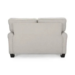 Bernietta Mid-Century Modern Minimal Loveseat Beige - Christopher Knight Home -Home Furn Store GUEST 823f7e22 ebfb 4360 86d0 40604def1276