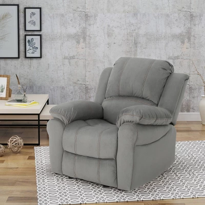 Celestina Microfiber Gliding Recliner Gray - Christopher Knight Home Celestina Microfiber Gliding Recliner Gray - Christopher Knight Home -Home Furn Store GUEST 82daa222 6ab6 47b6 b7a9 9a7d9bdeefe0