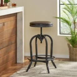 27.5" Gunner Swivel Barstool - Christopher Knight Home 5 27.5" Gunner Swivel Barstool - Christopher Knight Home -Home Furn Store GUEST 82ff8e9d 8141 4228 b7af 6e363725ff97