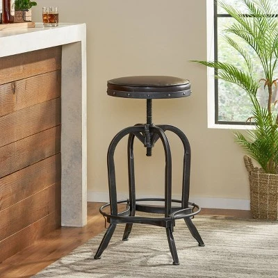 27.5" Gunner Swivel Barstool - Christopher Knight Home 27.5" Gunner Swivel Barstool - Christopher Knight Home -Home Furn Store GUEST 82ff8e9d 8141 4228 b7af 6e363725ff97